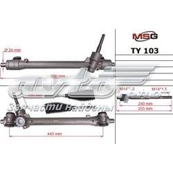 Cremalheira da direção para Citroen C1 (PM, PN)