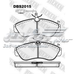 DBS2015 Hexen sapatas do freio dianteiras de disco