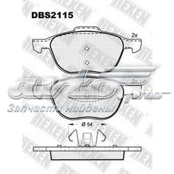DBS2115 Hexen Колодки передние