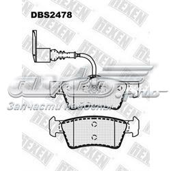 DBS2478 Hexen sapatas do freio traseiras de disco