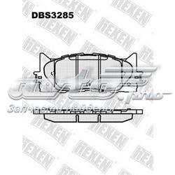 DBS3285 Hexen sapatas do freio dianteiras de disco