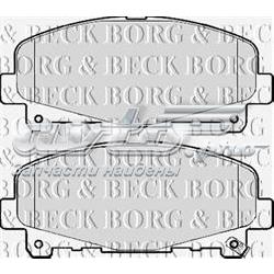 BBP2112 Borg&beck sapatas do freio dianteiras de disco
