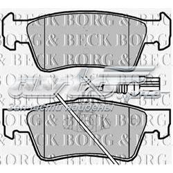 BBP2011 Borg&beck sapatas do freio traseiras de disco