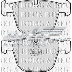 BBP1977 Borg&beck sapatas do freio traseiras de disco