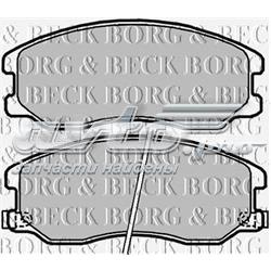 BBP2040 Borg&beck sapatas do freio dianteiras de disco