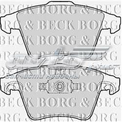 Sapatas do freio dianteiras de disco BBP2107 Borg&beck