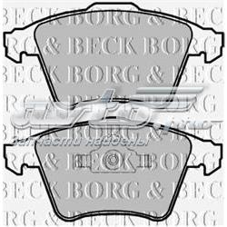 BBP2108 Borg&beck sapatas do freio dianteiras de disco