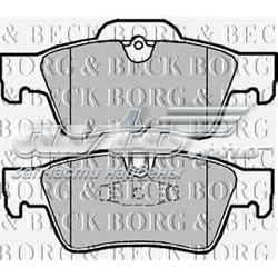 BBP2031 Borg&beck sapatas do freio traseiras de disco