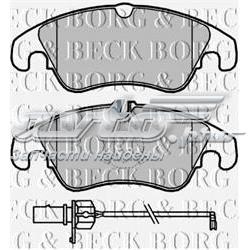 BBP2045 Borg&beck sapatas do freio dianteiras de disco