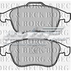 Sapatas do freio dianteiras de disco BBP2064 Borg&beck