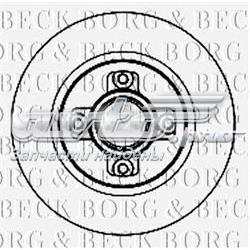 BBD5842S Borg&beck disco do freio traseiro
