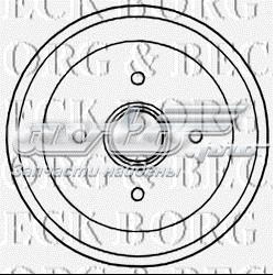 BBR7238 Borg&beck tambor do freio traseiro