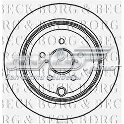 BBD4756 Borg&beck диск тормозной задний