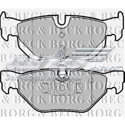 BBP1963 Borg&beck sapatas do freio traseiras de disco