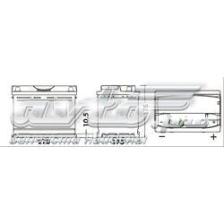 Аккумулятор CA722 Exide