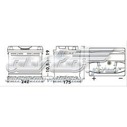 Аккумулятор CB621 Exide