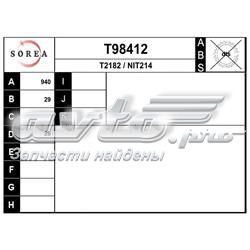 ADBP890029 Blue Print semieixo (acionador dianteiro direito)