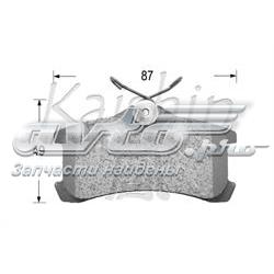 D2220 Kashiyama sapatas do freio traseiras de disco