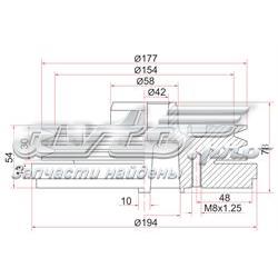 Шкив коленвала 1340817020 Toyota