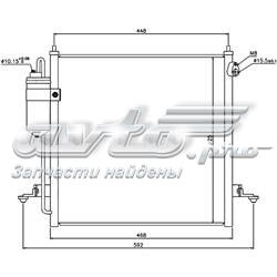 Радиатор кондиционера STMB933940 SAT