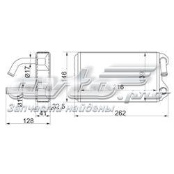 Радиатор печки 8710712470 Toyota