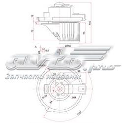 ST8710333081 SAT motor de ventilador de forno (de aquecedor de salão)