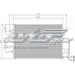 STAD04394A0 SAT радиатор кондиционера