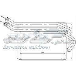 Радиатор печки STHN653950 SAT