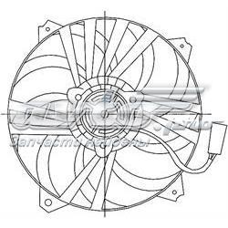 STPG372010 SAT ventilador elétrico de esfriamento montado (motor + roda de aletas)