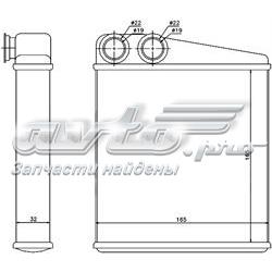 STRN083950 SAT radiador de forno (de aquecedor)