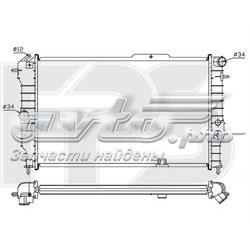 52A279 FPS radiador de esfriamento de motor