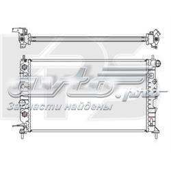 52A284 FPS radiador de esfriamento de motor