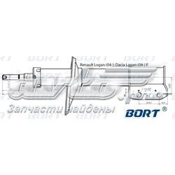 Амортизатор передний G22045110 Bort