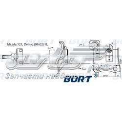 Амортизатор передний левый G22045189L Bort