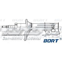 Амортизатор передний правый G22048017R Bort