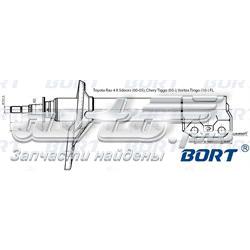 Амортизатор передний левый G22250126L Bort