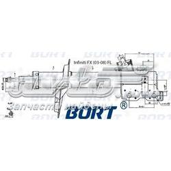 Амортизатор передний левый G22250189L Bort