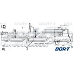 Амортизатор передний левый G22250202R Bort