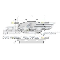 BD S315 Starline sapatas do freio dianteiras de disco