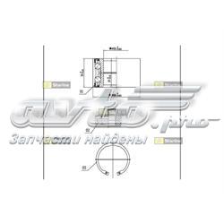 LO01401 Starline rolamento de cubo dianteiro