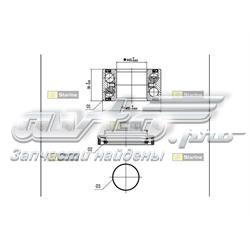 LO01466 Starline rolamento de cubo traseiro