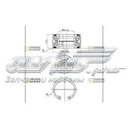 LO 01480 Starline rolamento de cubo dianteiro