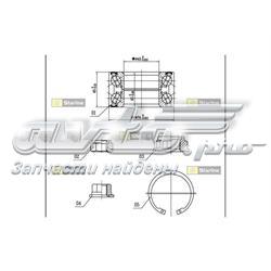 LO03455 Starline rolamento de cubo dianteiro