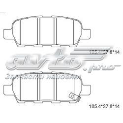 KD1751 Asimco Колодки тормозные дисковые комплект