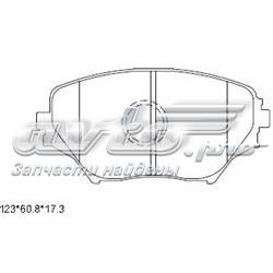 Тормозные колодки Asimco KD2640
