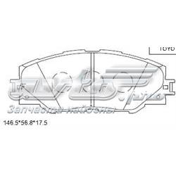 KD2773 Asimco Колодки передние
