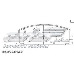 KD3791 Asimco Колодки тормозные дисковые комплект