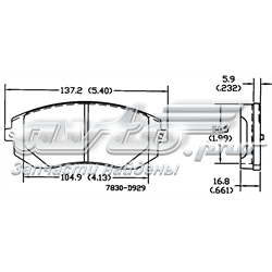 Колодки Power Stop 16929 цена, от 32.32 USD