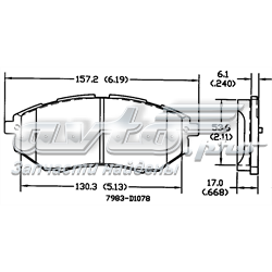 Колодки Power Stop 161078 цена, от 39.09 USD