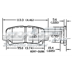 Колодки дисковые  Power Stop 161281 цена, от 19.63 USD